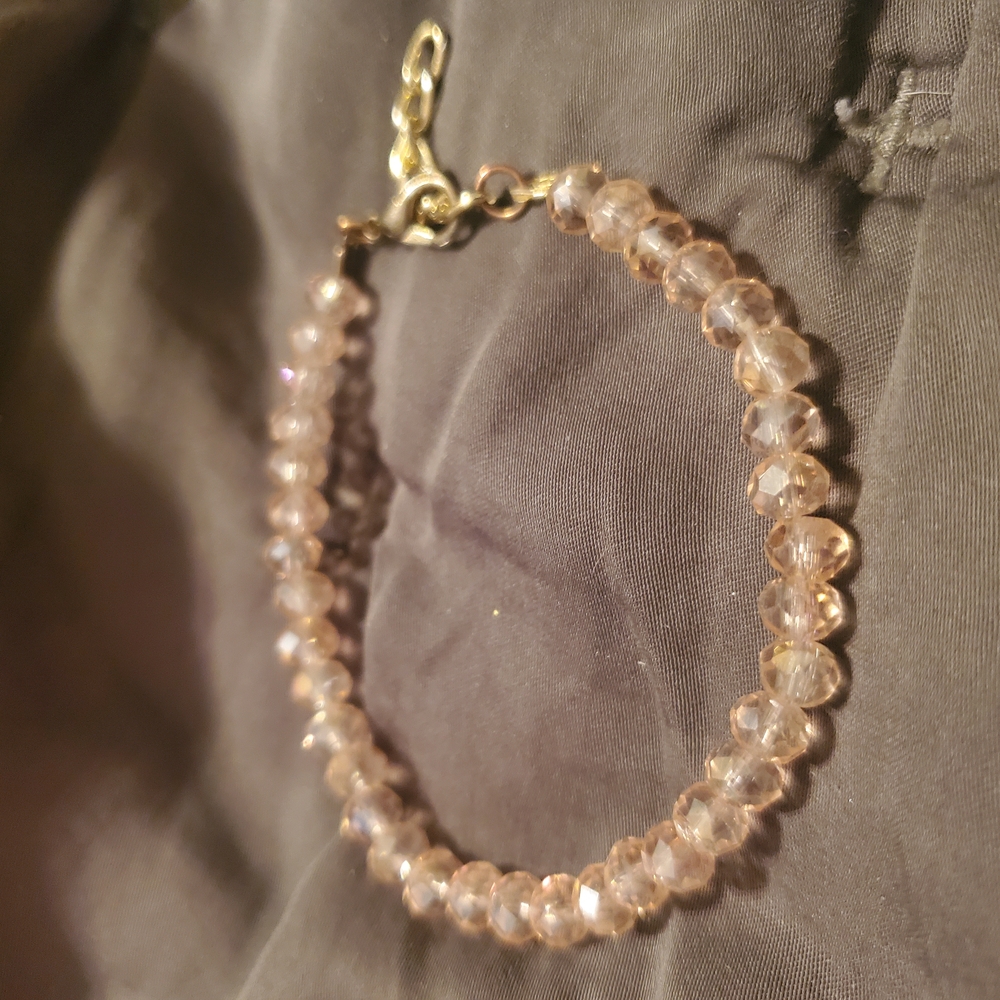 Elegant Crystal Beaded Bracelet
